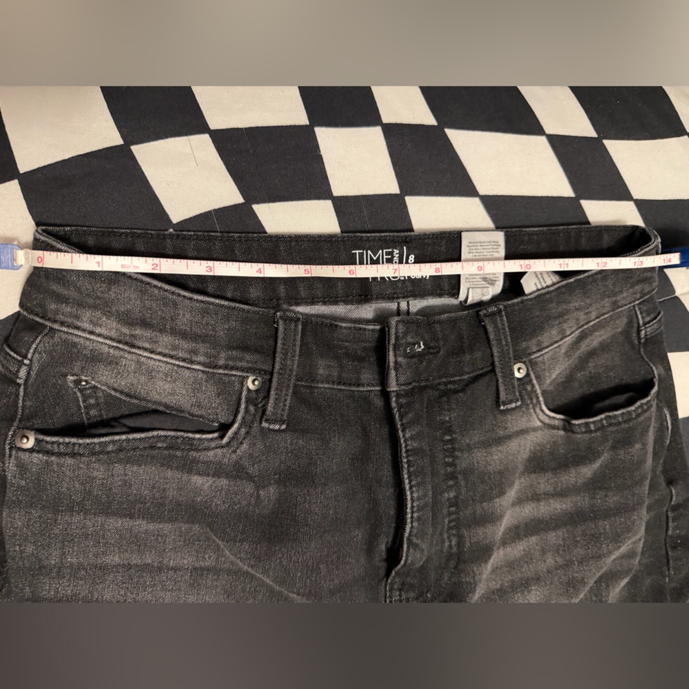 Time and Tru Women's Dark Gray Skinny Jeans - Picture 5 of 5
